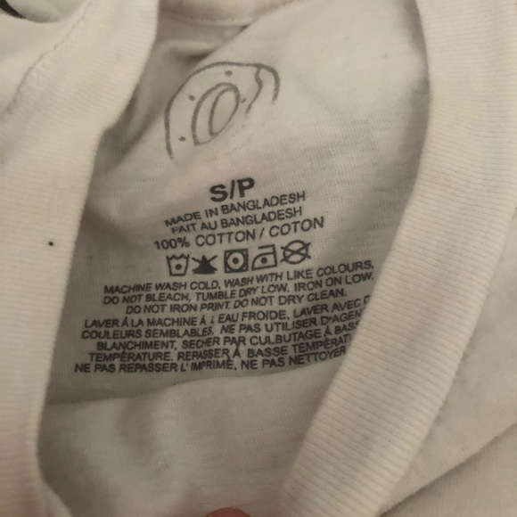 White OF T-shirt size small! - Picture 3 of 3